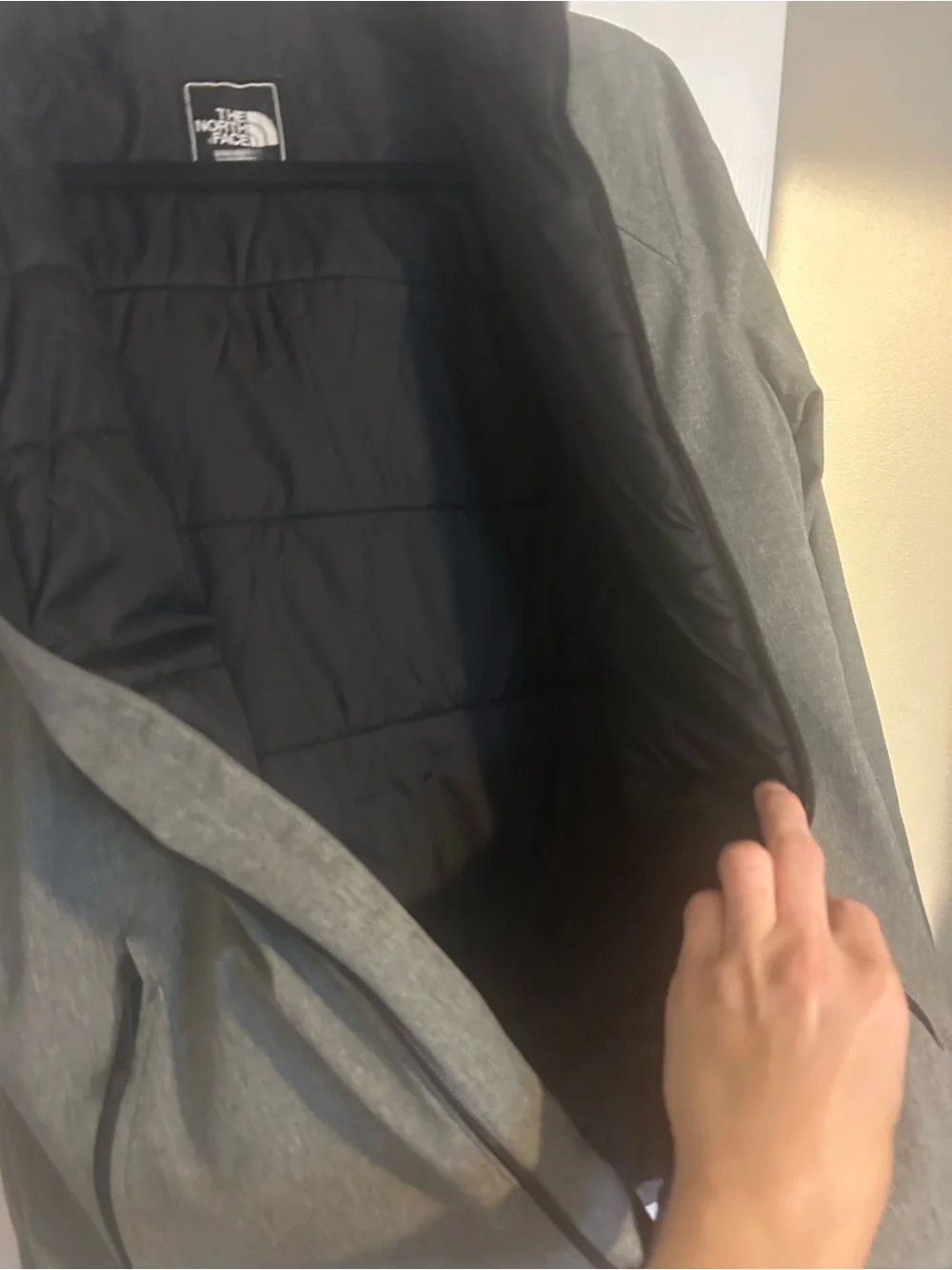 The North Face Women's Gray Hooded Softshell Jacket